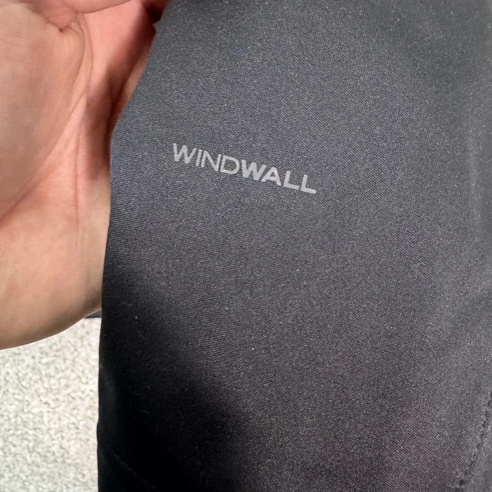 The North Face Jacket Mens XL WindWall Softshell Black Full Zip EUC
